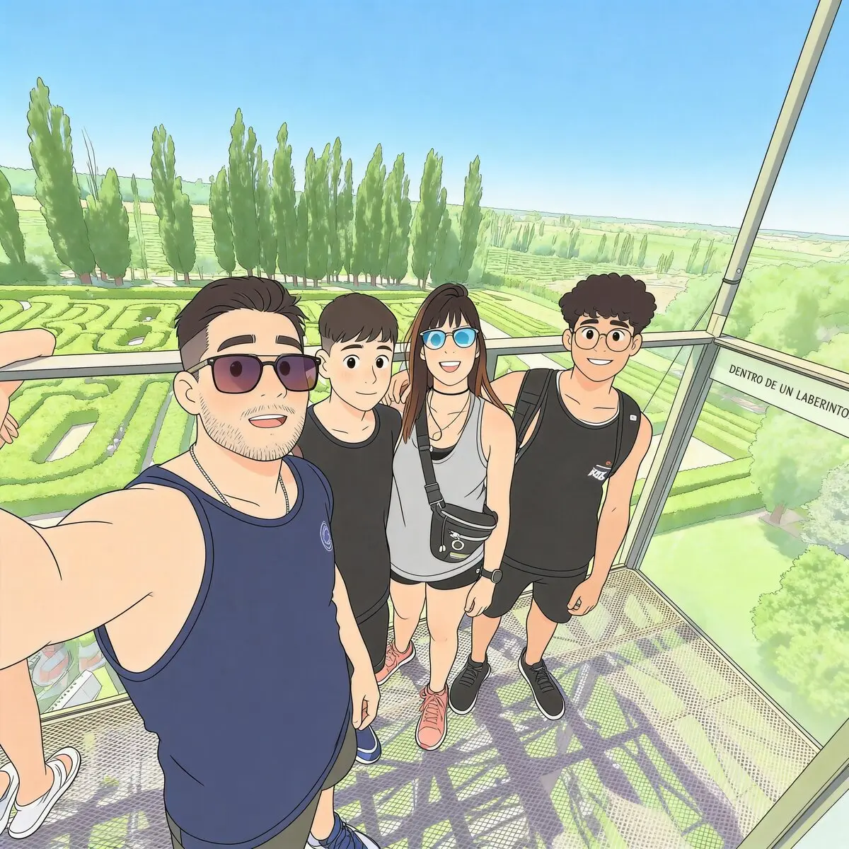 Alejandro con su familia